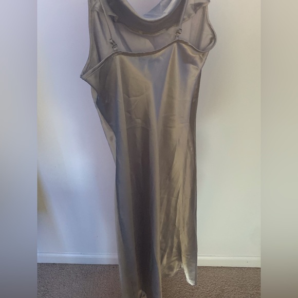 Silver BeBe slip dress - Picture 3 of 5